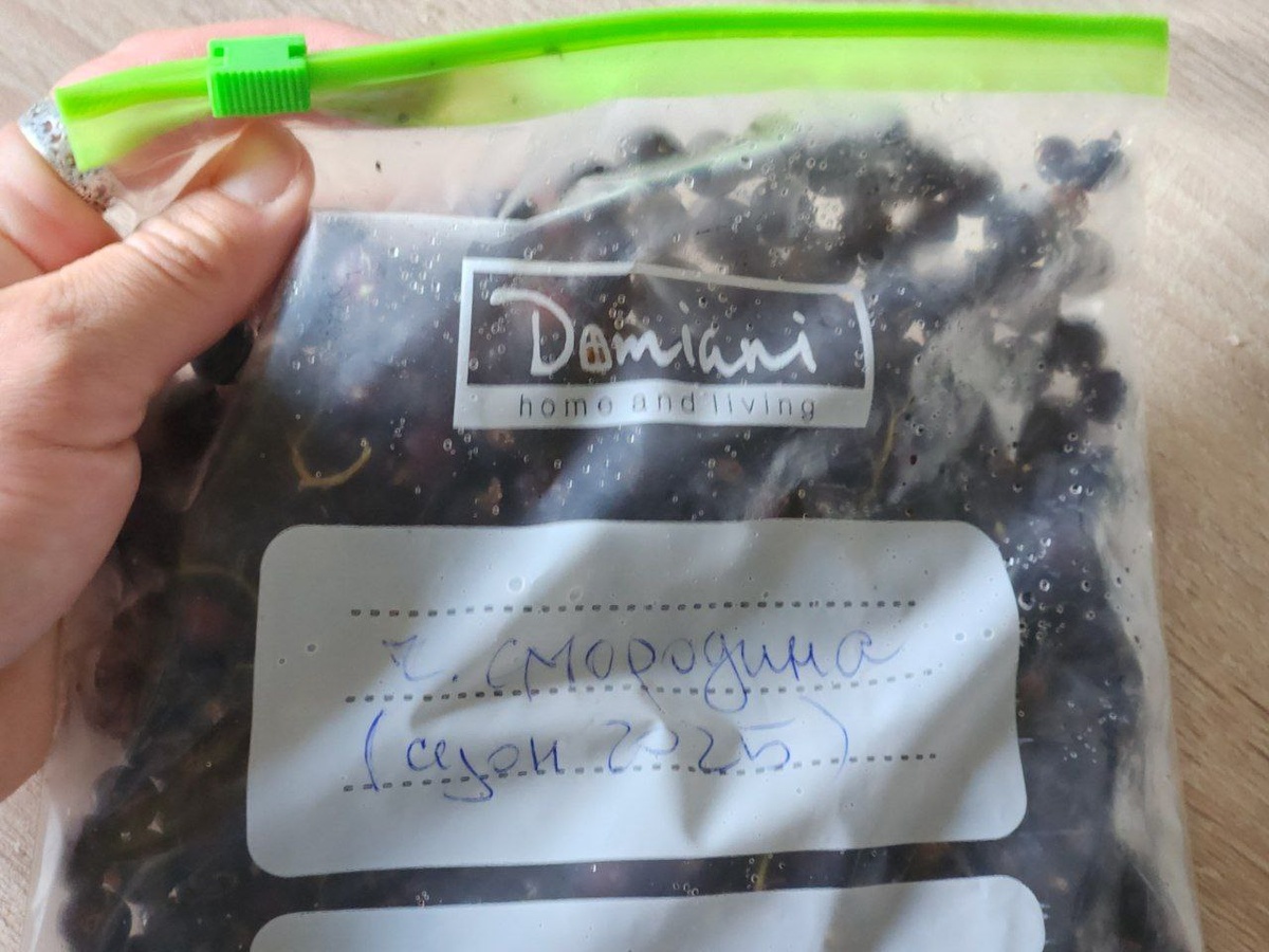 Порционно замораживаю ягоды. Запасы на зиму