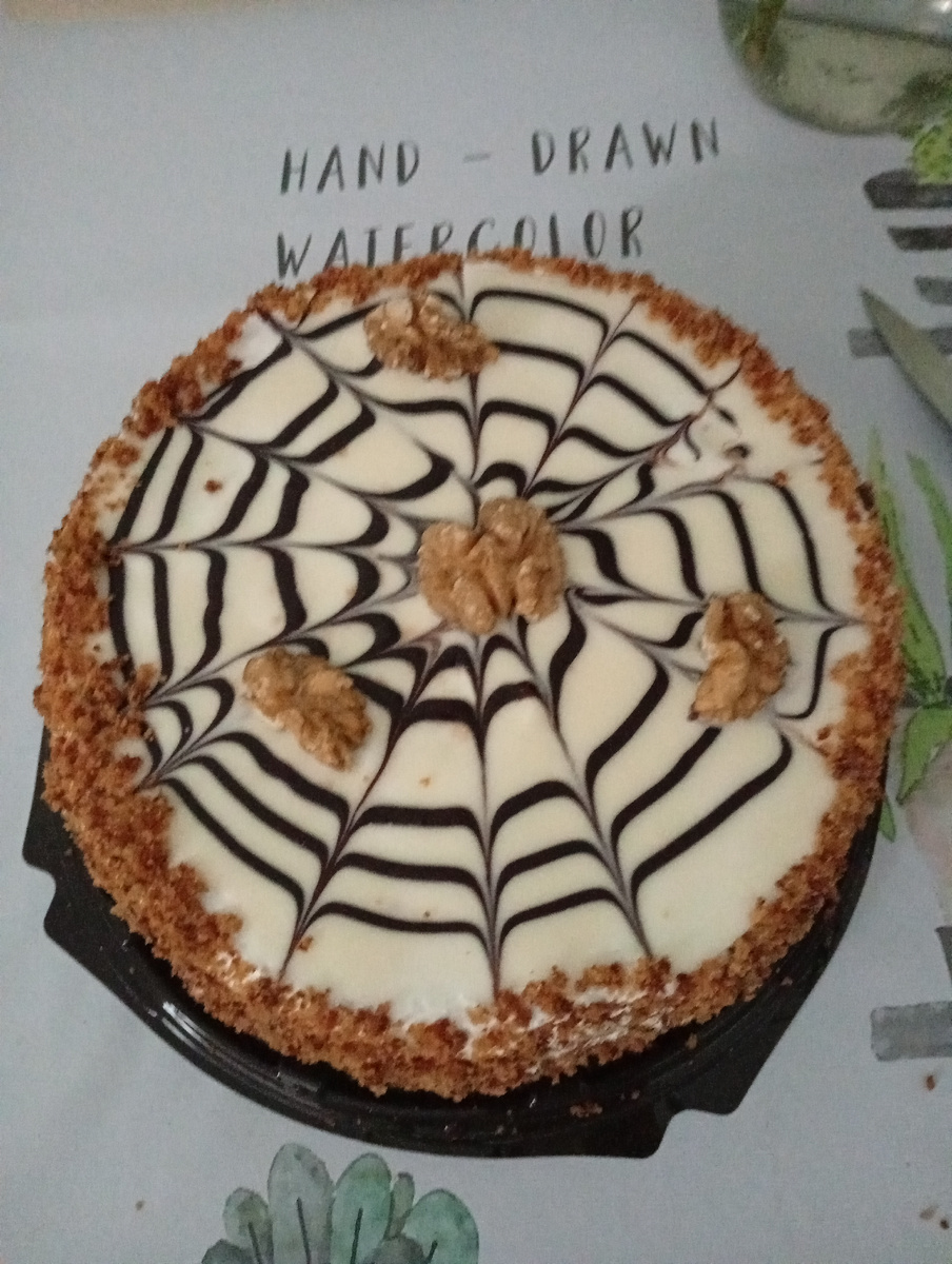 Гусиные лапки называется. Торт вкусный.