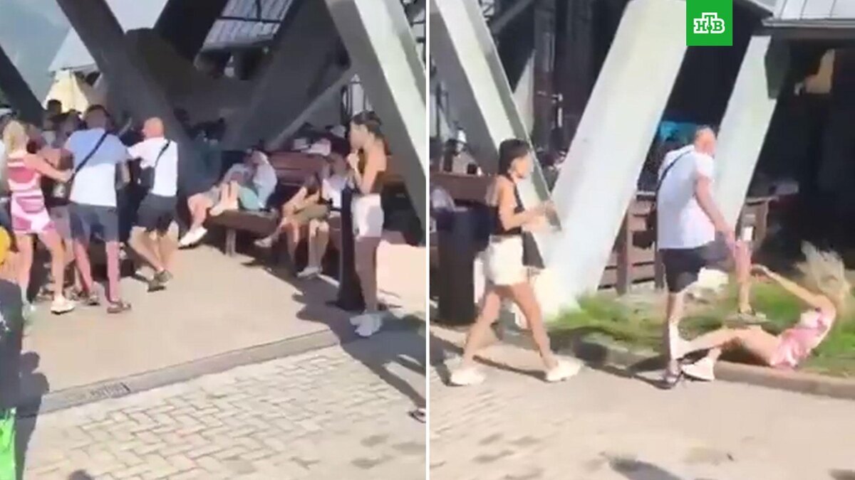    Драка туристов в очереди на канатную дорогу по акции в Сочи попала на видео