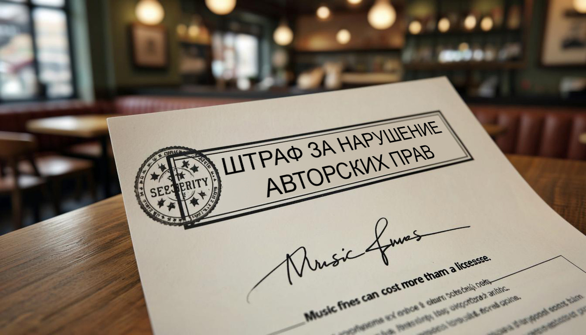 Штрафы за музыку могут стоить дороже, чем лицензия.