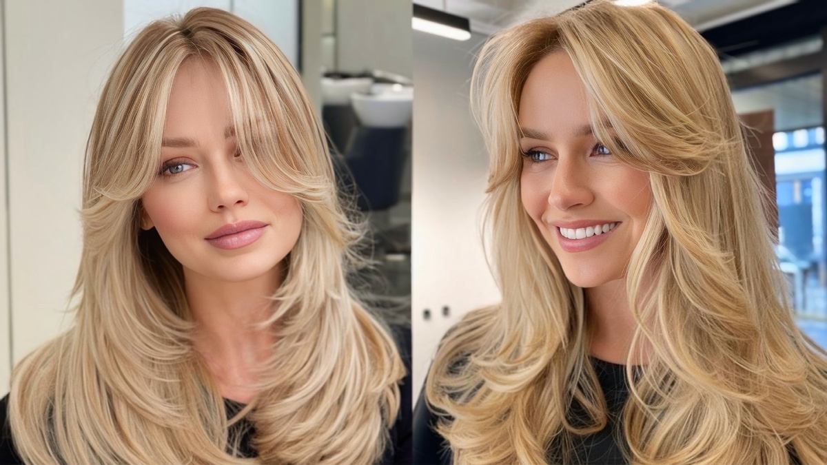 стрижка с лесенкой у лица