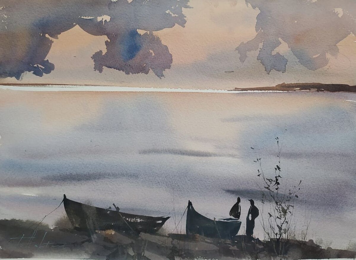 Художник–акварелист Макагонов Роман Борисович.