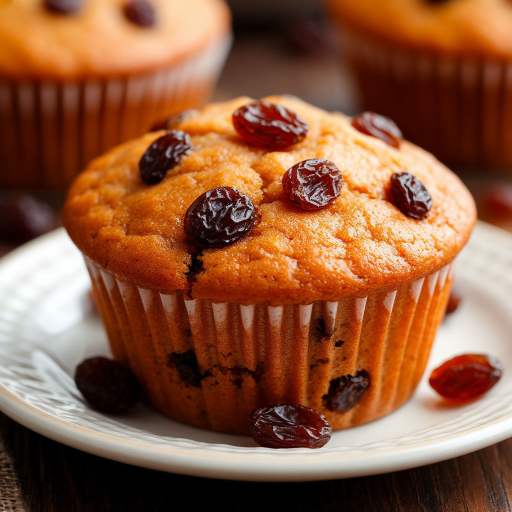 Кекс с изюмом