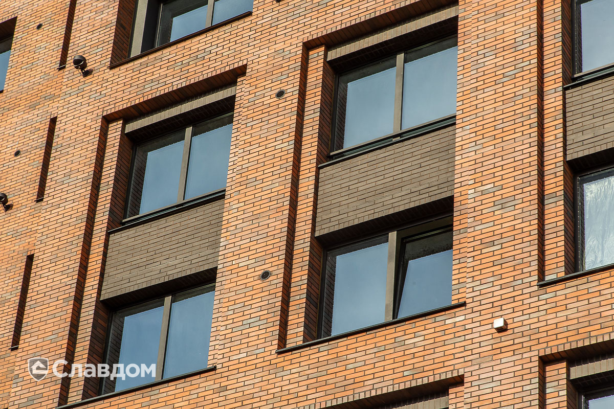 Баварская кладка на фасаде ЖК Наследие (г. Санкт-Петербург) 