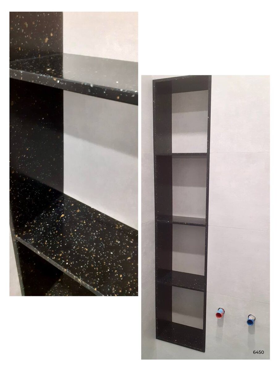 Ниша с полками из акрилового камня