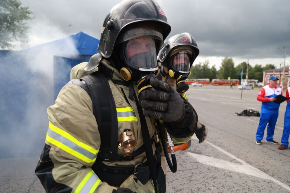    Всероссийский смотр-конкурс на звание "Лучшее звено газодымозащитной службы". Источник: Олег Укладов