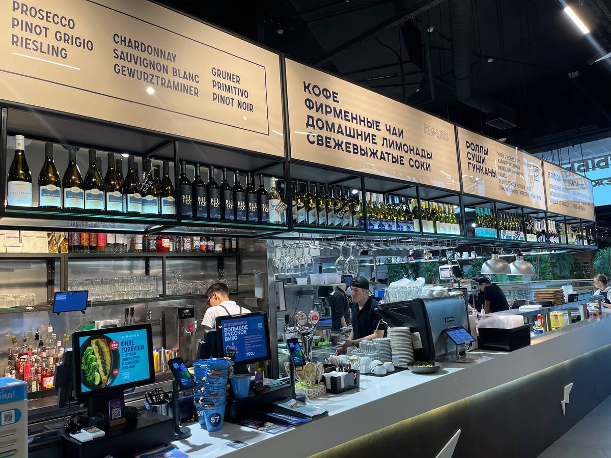 зона заказа при входе