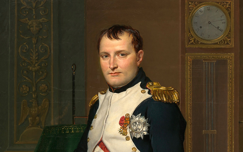 Жак Луи Давид. Портрет Наполеона. Фрагмент