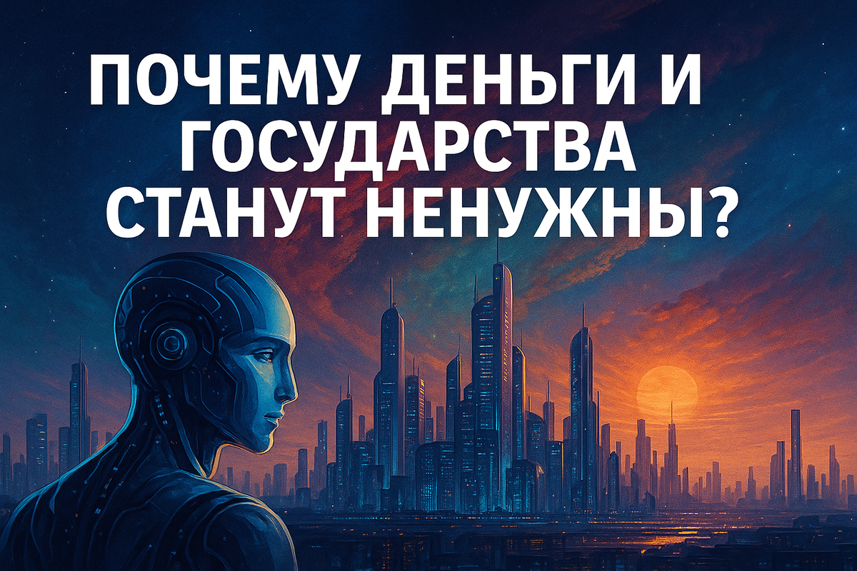 Как сверхразумный ИИ может заменить деньги и государства: что станет с экономикой, ресурсами и управлением миром в ближайшие десятилетия?