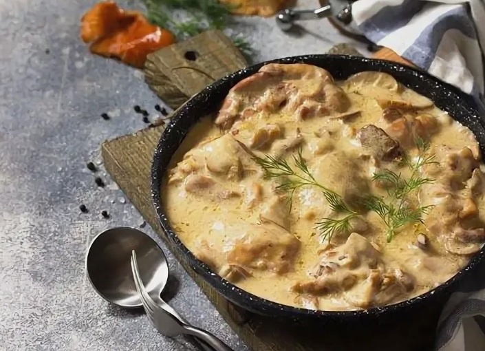 щука в сметане