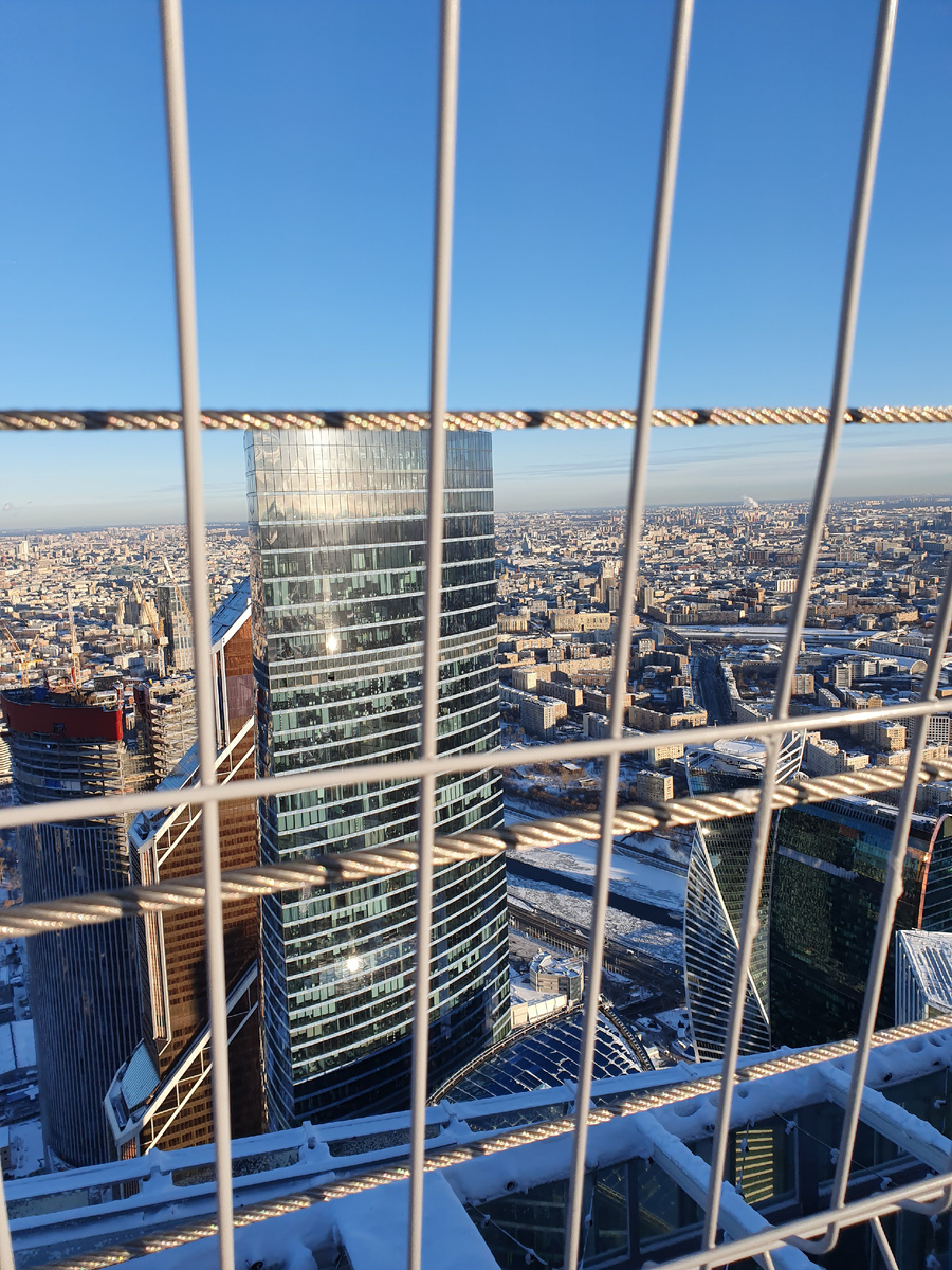Завораживающий вид на Москва Сити. Выше только любовь.