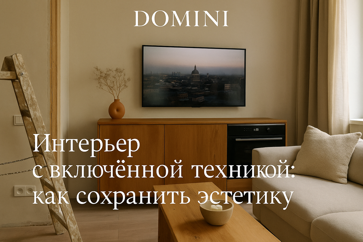    Как сохранить эстетику интерьера с техникой в Москве?