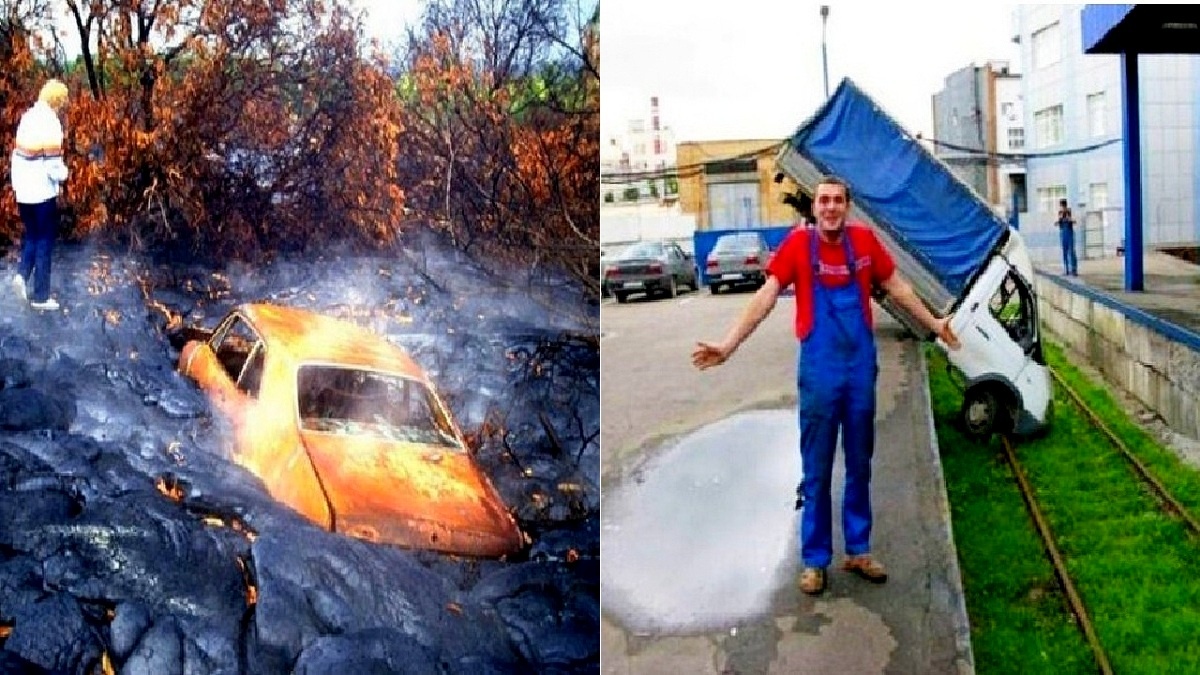 Серьёзно?! Эти нелепые аварии доведут до истерического смеха