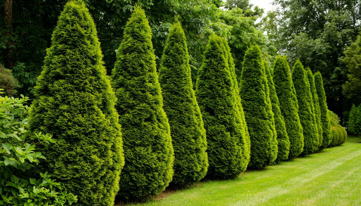 требования к посадке туи