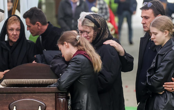 Дочь Старовойта поблагодарила отца в прощальной речи на его похоронах