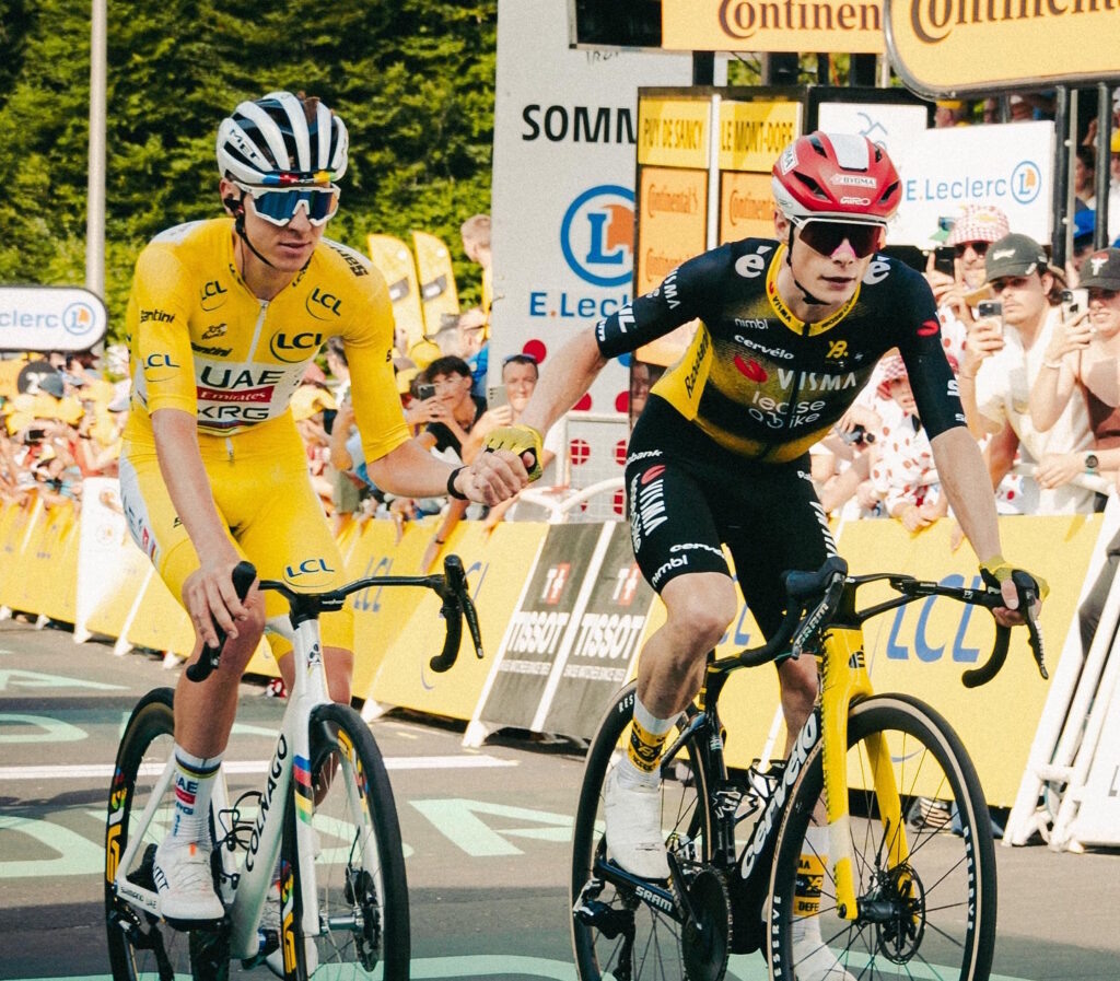    Тадей Погачар и Йонас Вингегор