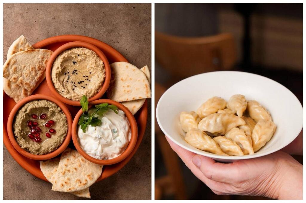 Блюда в кафе «Дагестанская лавка»