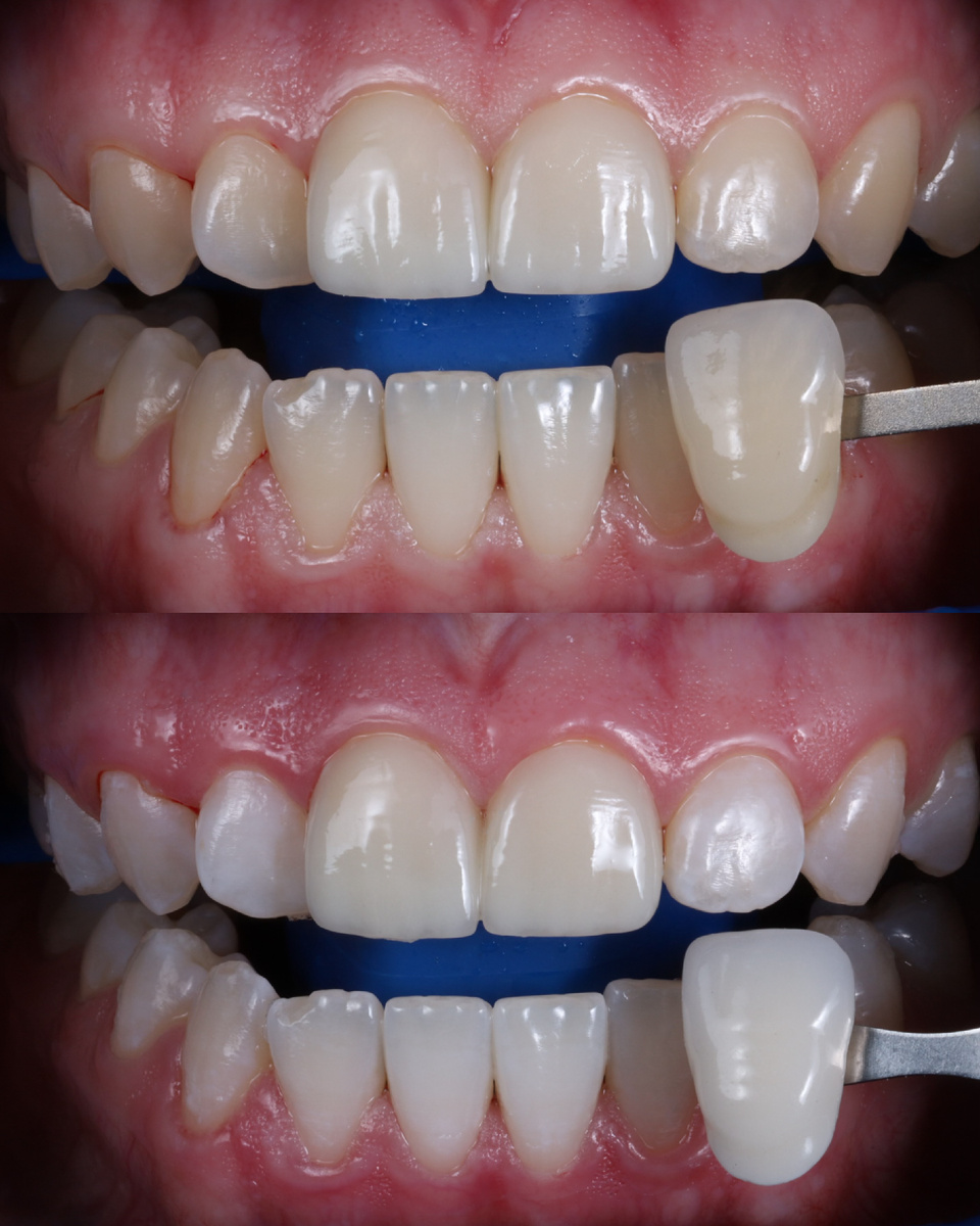 До/после отбеливание ZOOM 4