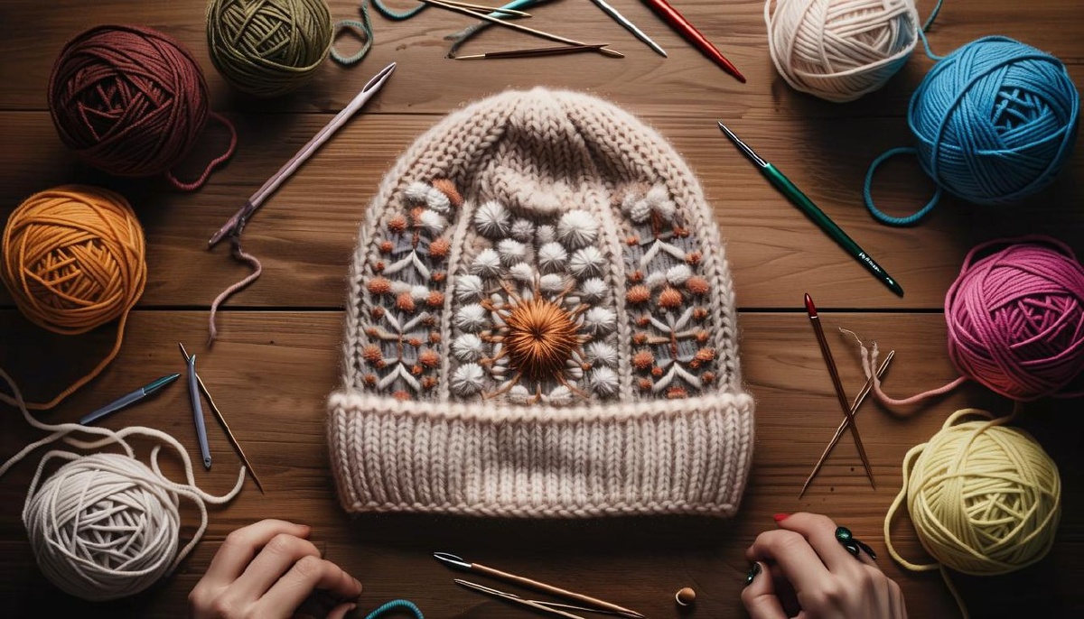 Вот такую шапку мне связала нейросеть! 