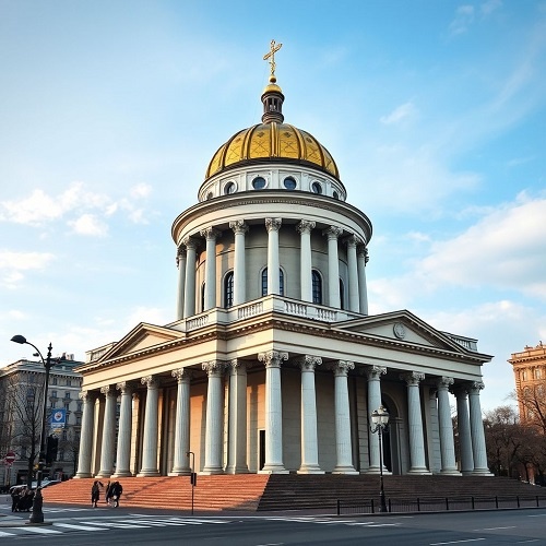 Храм в стиле русский классицизм