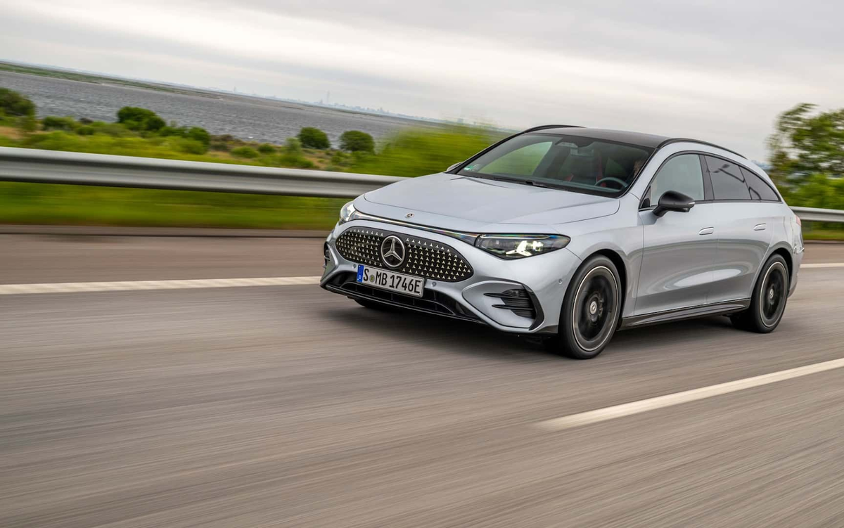 Mercedes CLA Shooting Brake разгоняется быстро