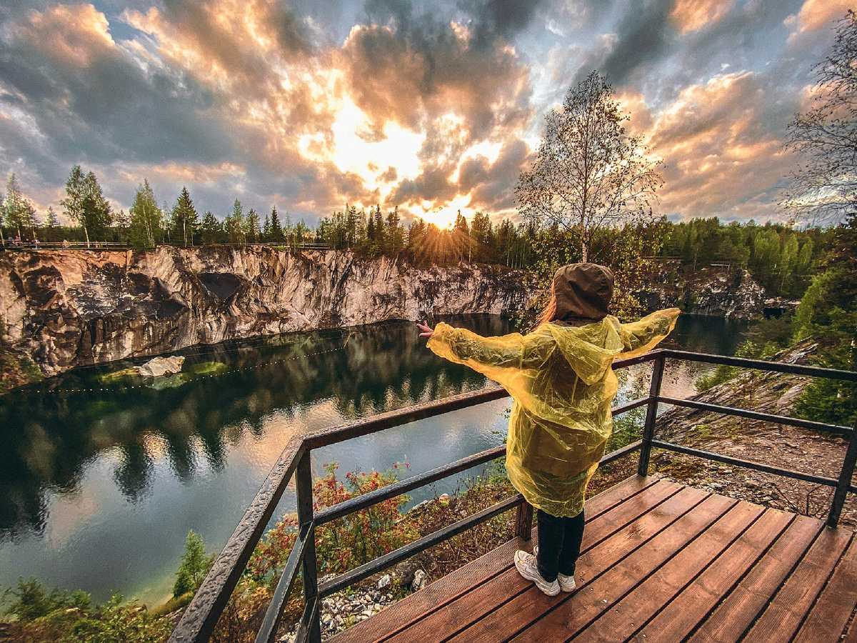 Горный парк Рускеала.По следам Вороны🐦‍⬛©