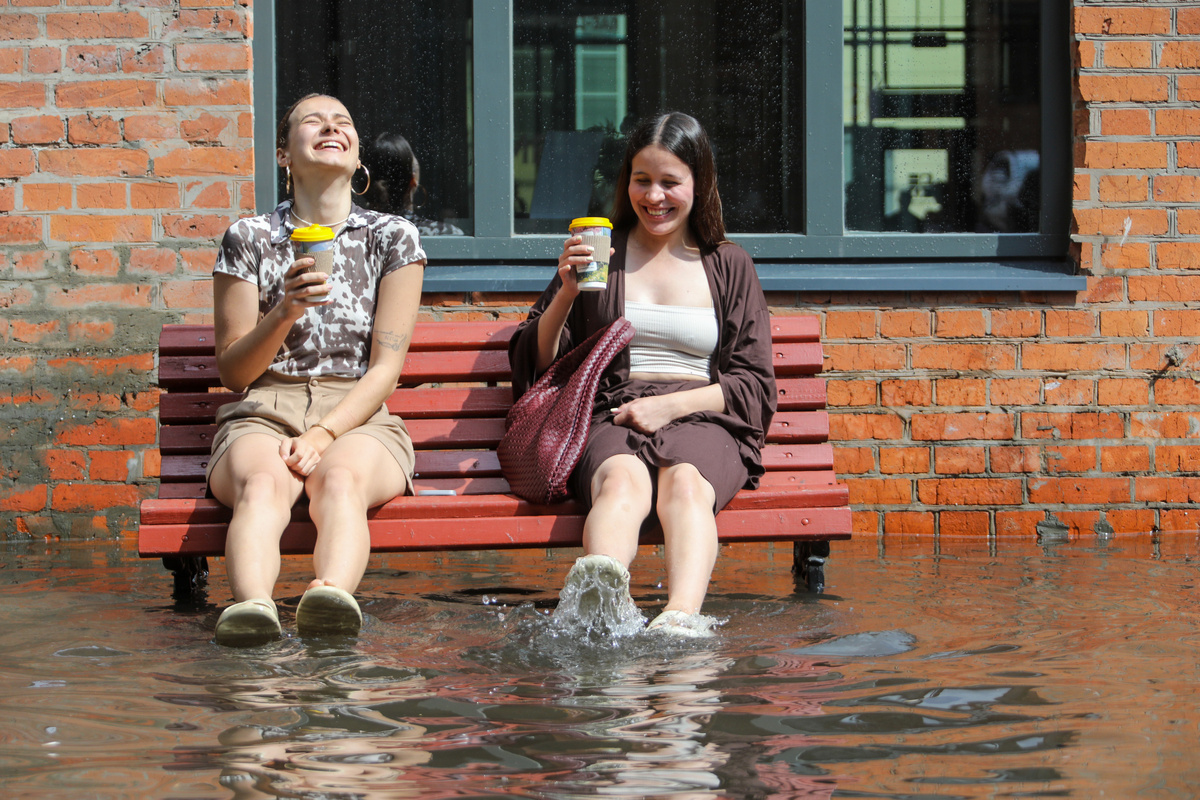 Последствия ливня в Москве. Фото: Bocharov Denis/news.ru/Global Look Press