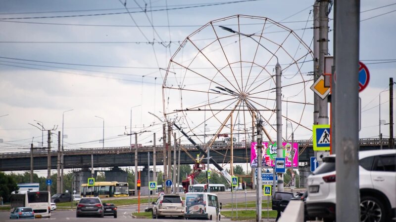     Колесо обозрения на набережной Барнаула. Дарья Беркетова