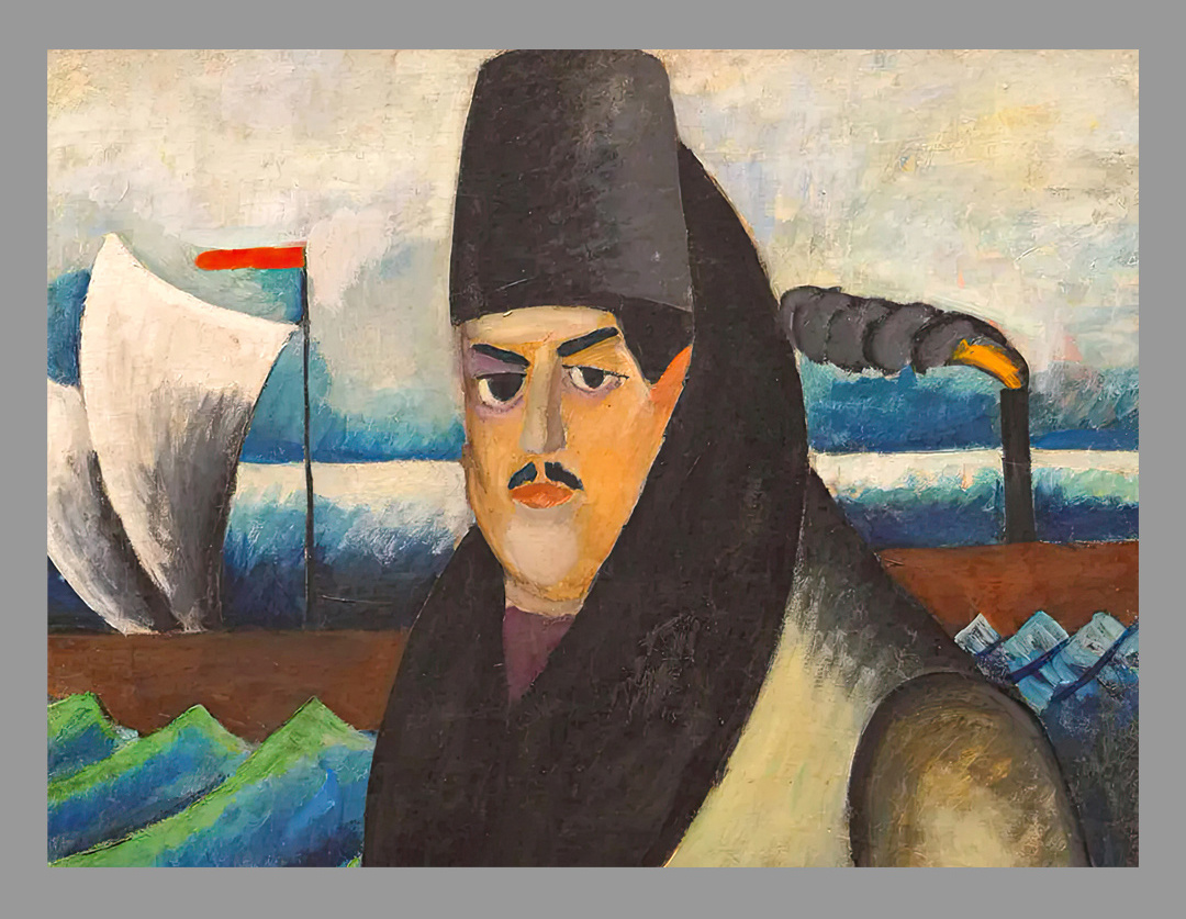 Илья Машков, «Автопортрет» (фрагмент). 1911 г. Источник: https://www.afisha.ru/