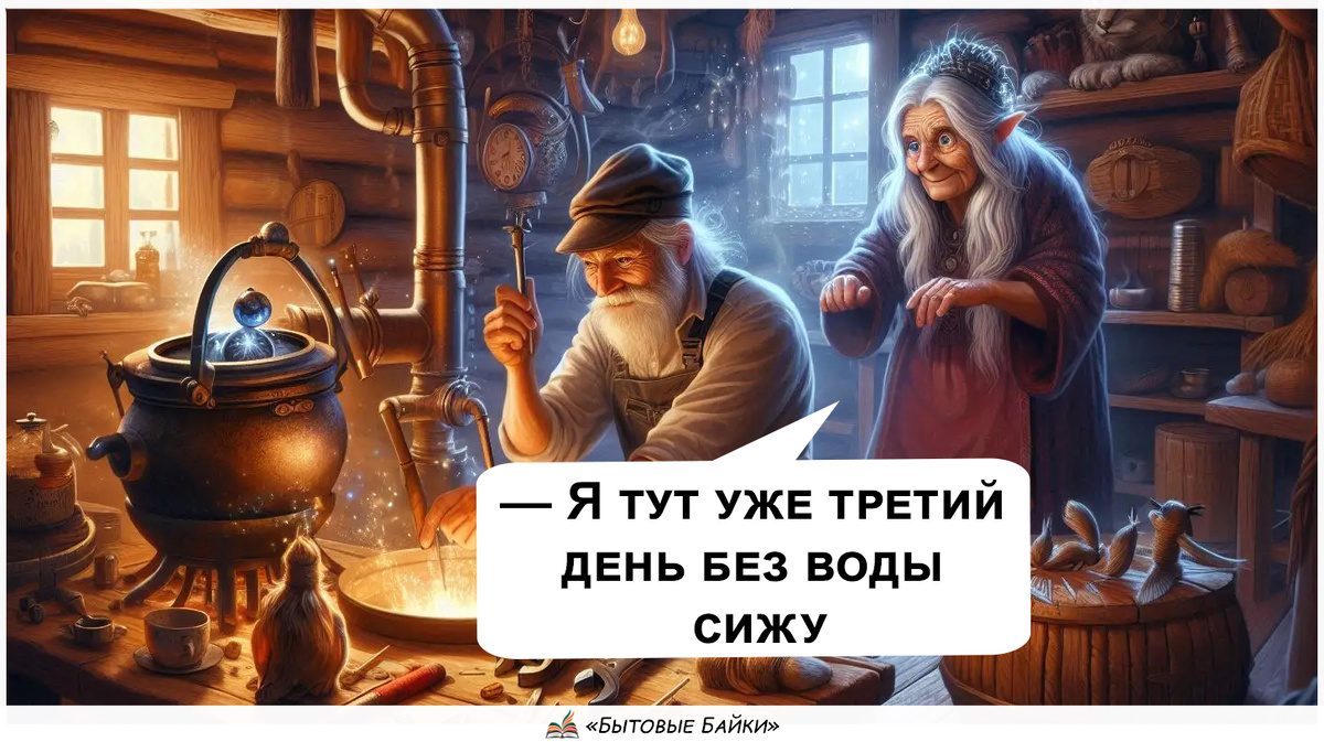 Как я чинил водопровод у Бабы-Яги - Рассказ