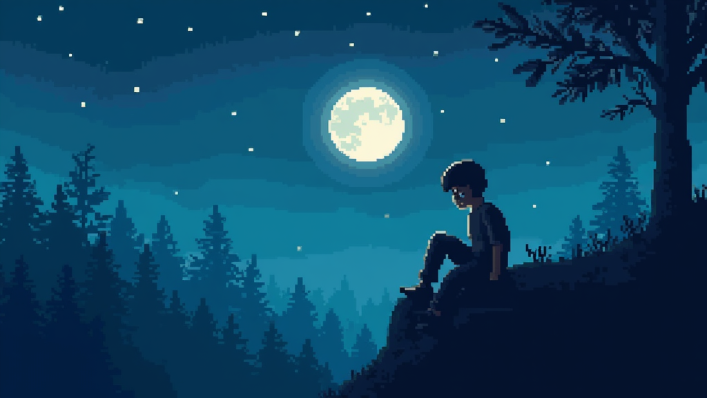 Уставший и грустный персонаж (сгенерировано ИИ)