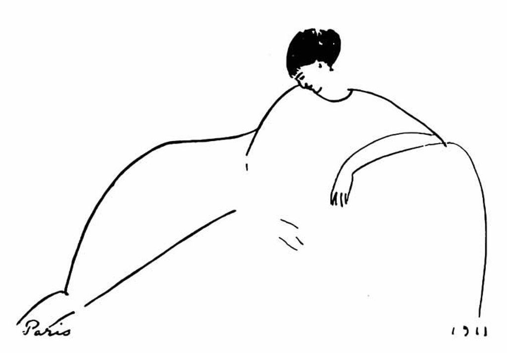 Амедео Модильяни, «Анна Ахматова». Источник: ngasanova.livejournal.com