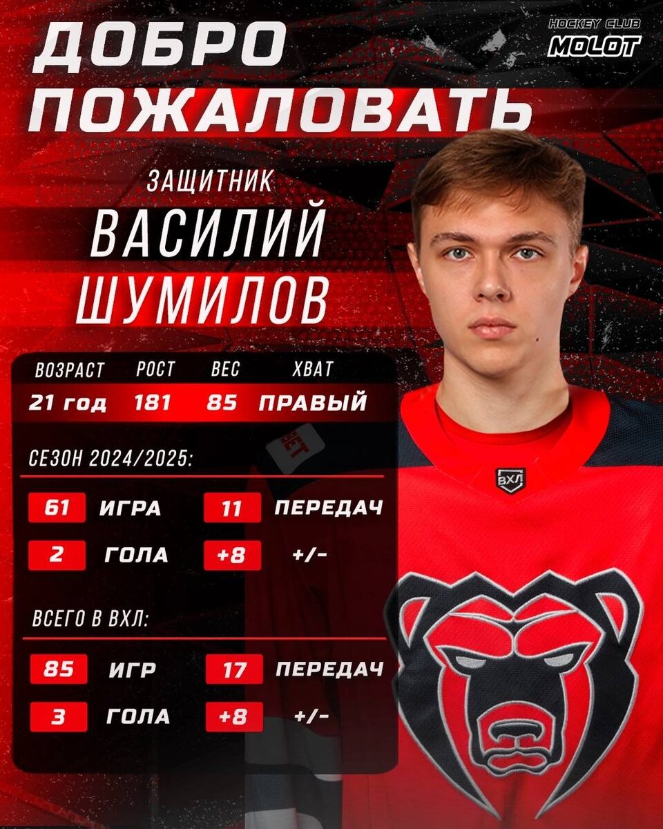    © ХК «Молот»