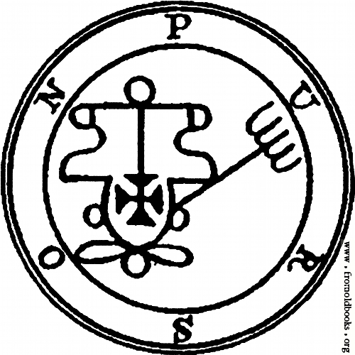 Печать Пурсона в «Гоэтии» Мазерса-Кроули