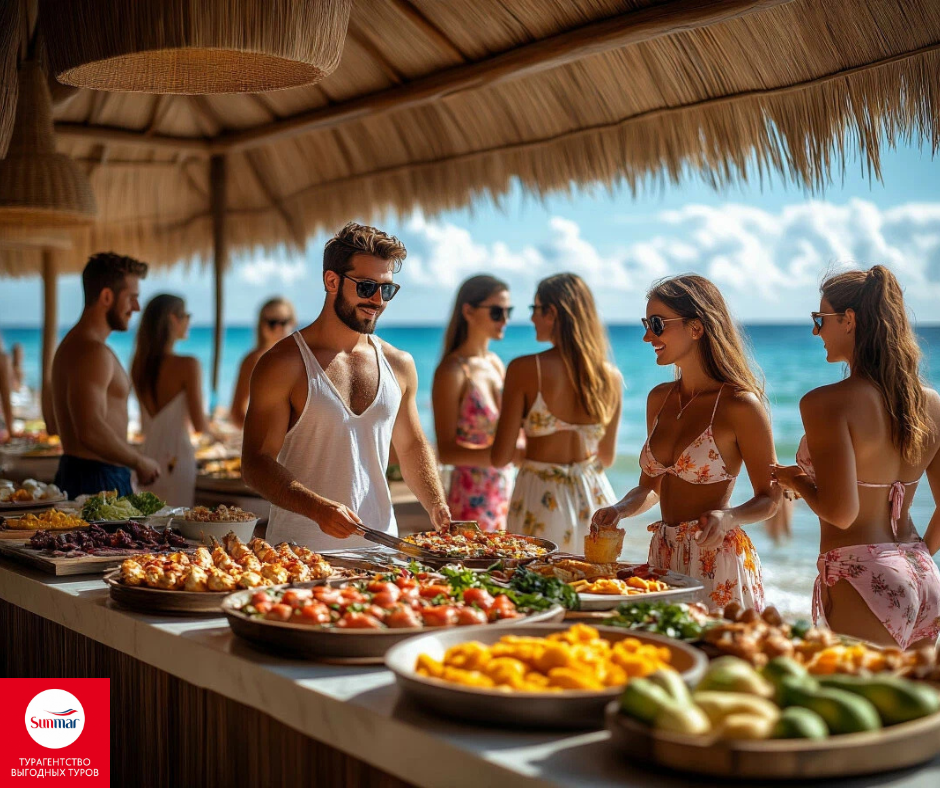 🎉 75 лет «Все включено»: как мечта об отдыхе без забот покорила мир. Картинка создана при помощи ИИ.