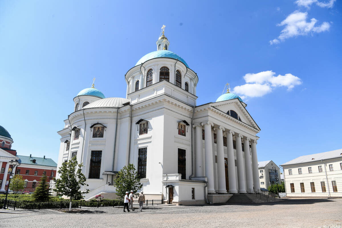 Полностью разрушенный в советские годы Казанский собор был освящен четыре года назадФото: rais.tatarstan.ru