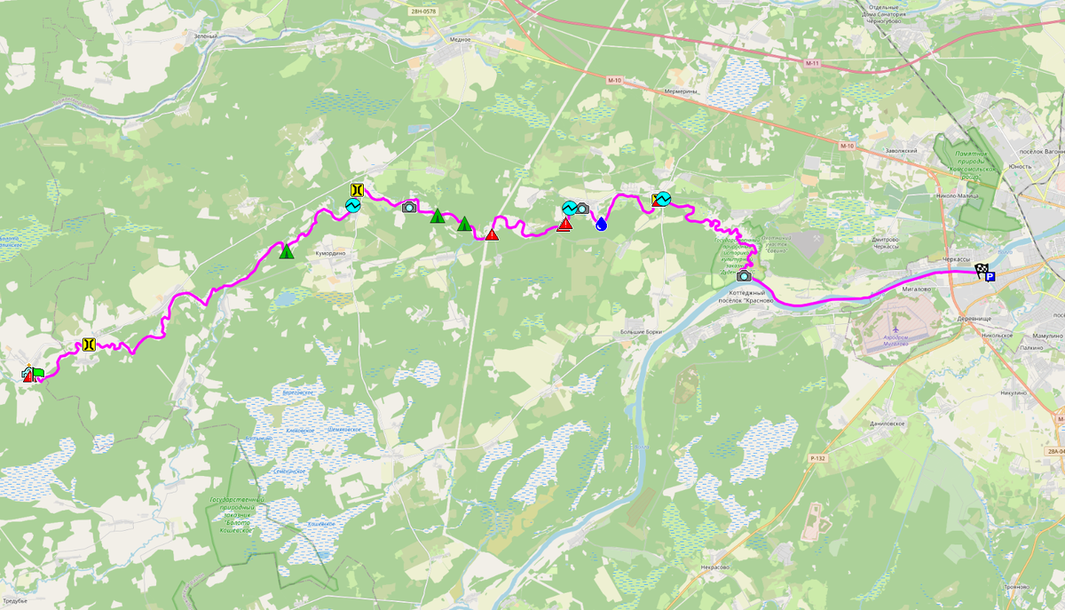 Карта маршрута