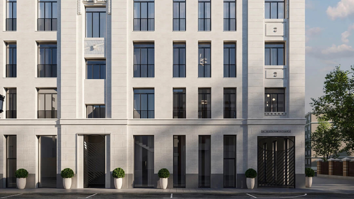 Архитектура элитного клубного дома «Carre Blanc»