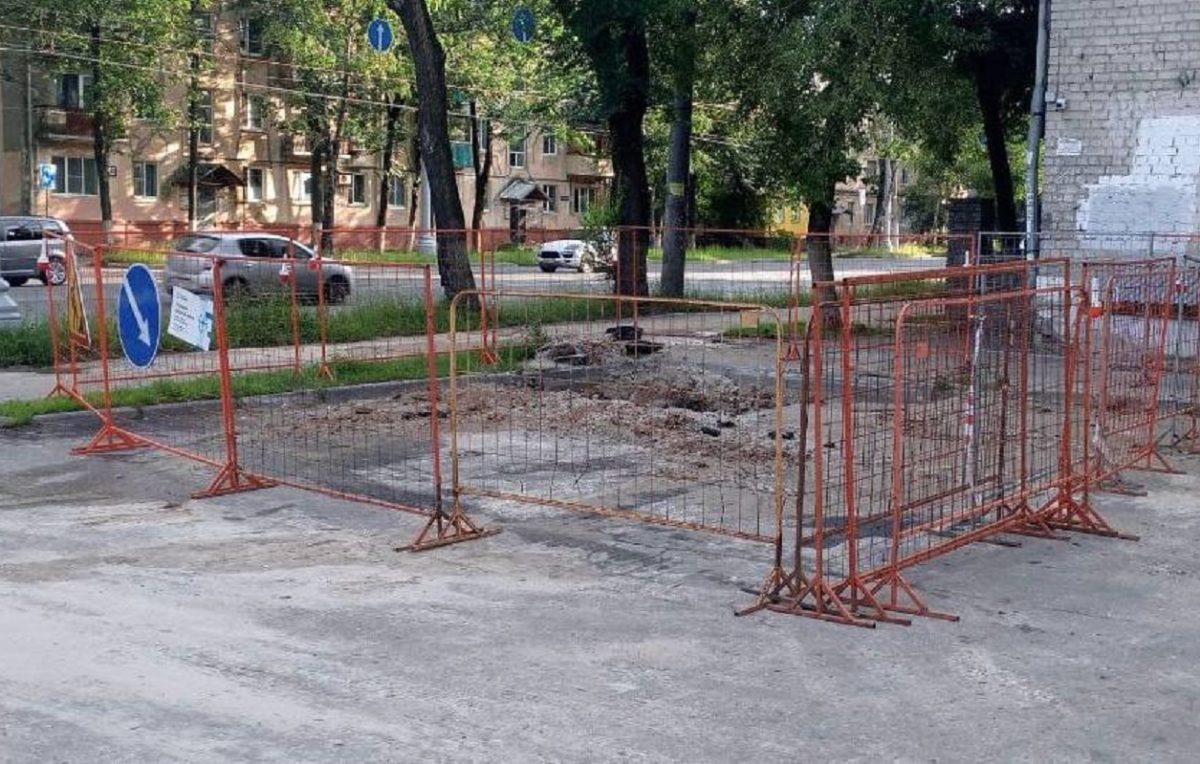    Благоустройство территории планируют выполнить в течение суток