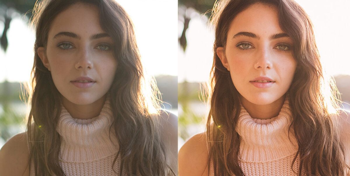 При правильном освещении лицо выглядит моложе 