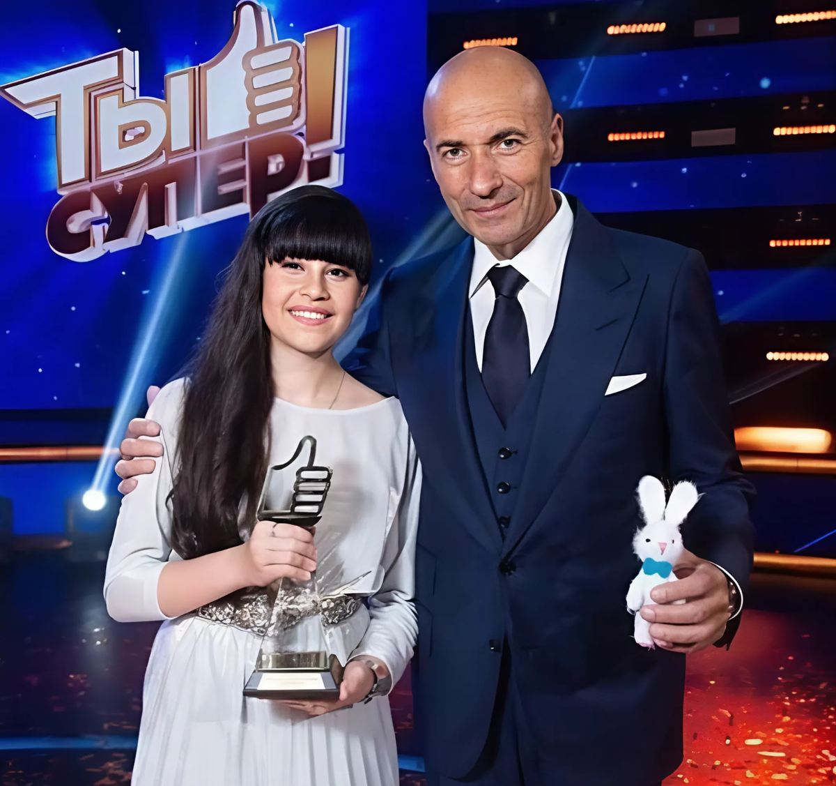 Диана Анкудинова и Игорь Крутой в шоу "Ты супер!". Фото: соцсети