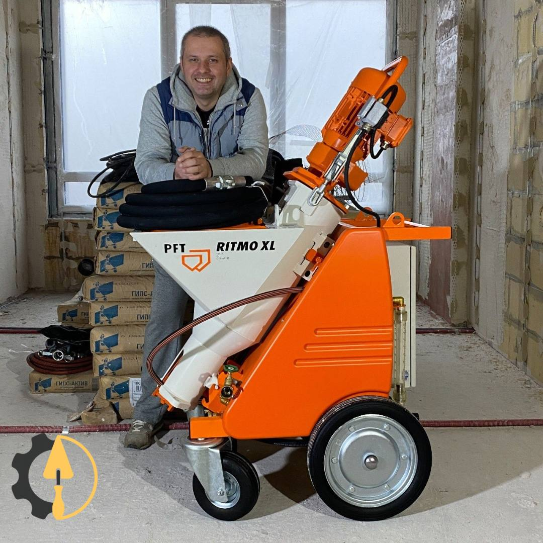 На фото: штукатурная станция  Knauf pft ritmo xl