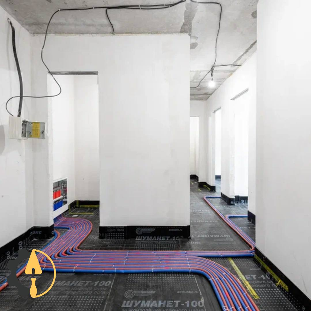 На фото: идеально ровные стены — безупречная работа нашей компании