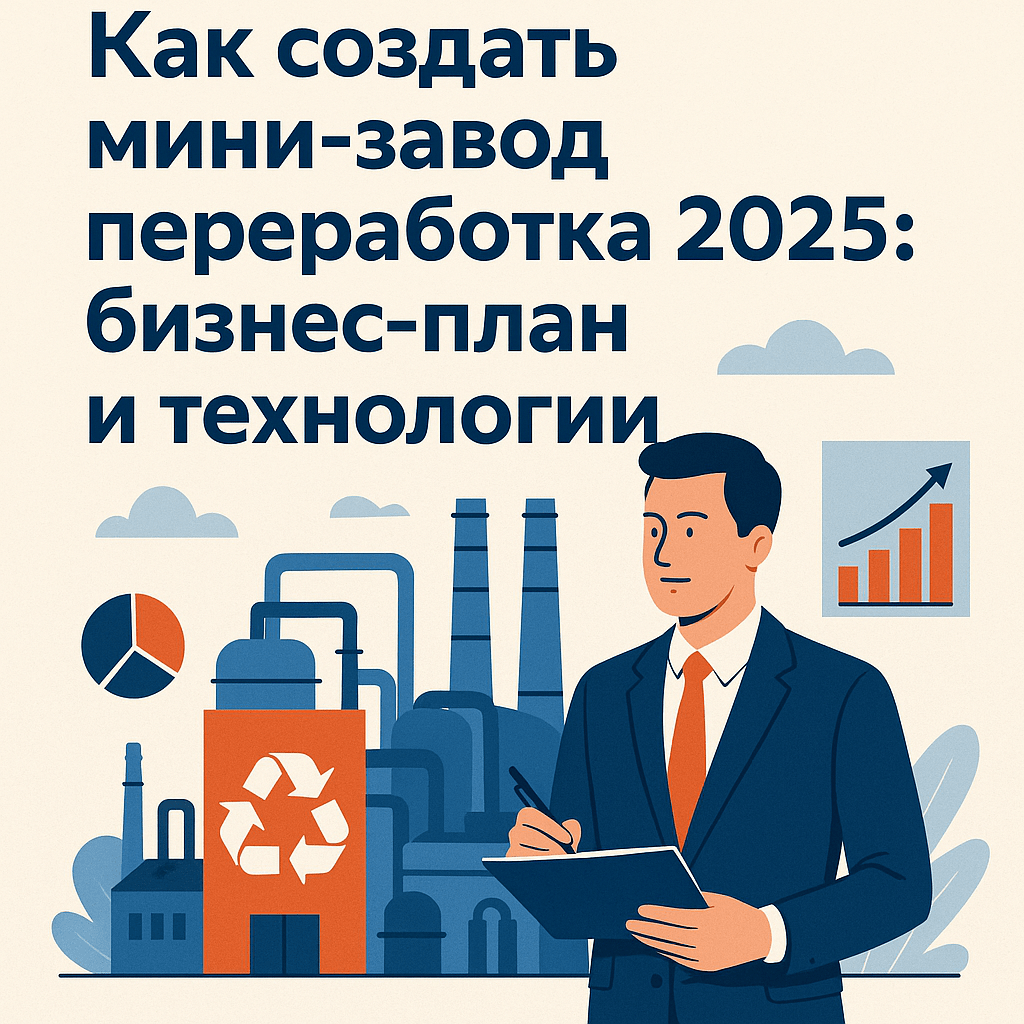    как-создать-мини-завод-переработка-2025-бизнес-план-и-технологии Виктория Гамзаева