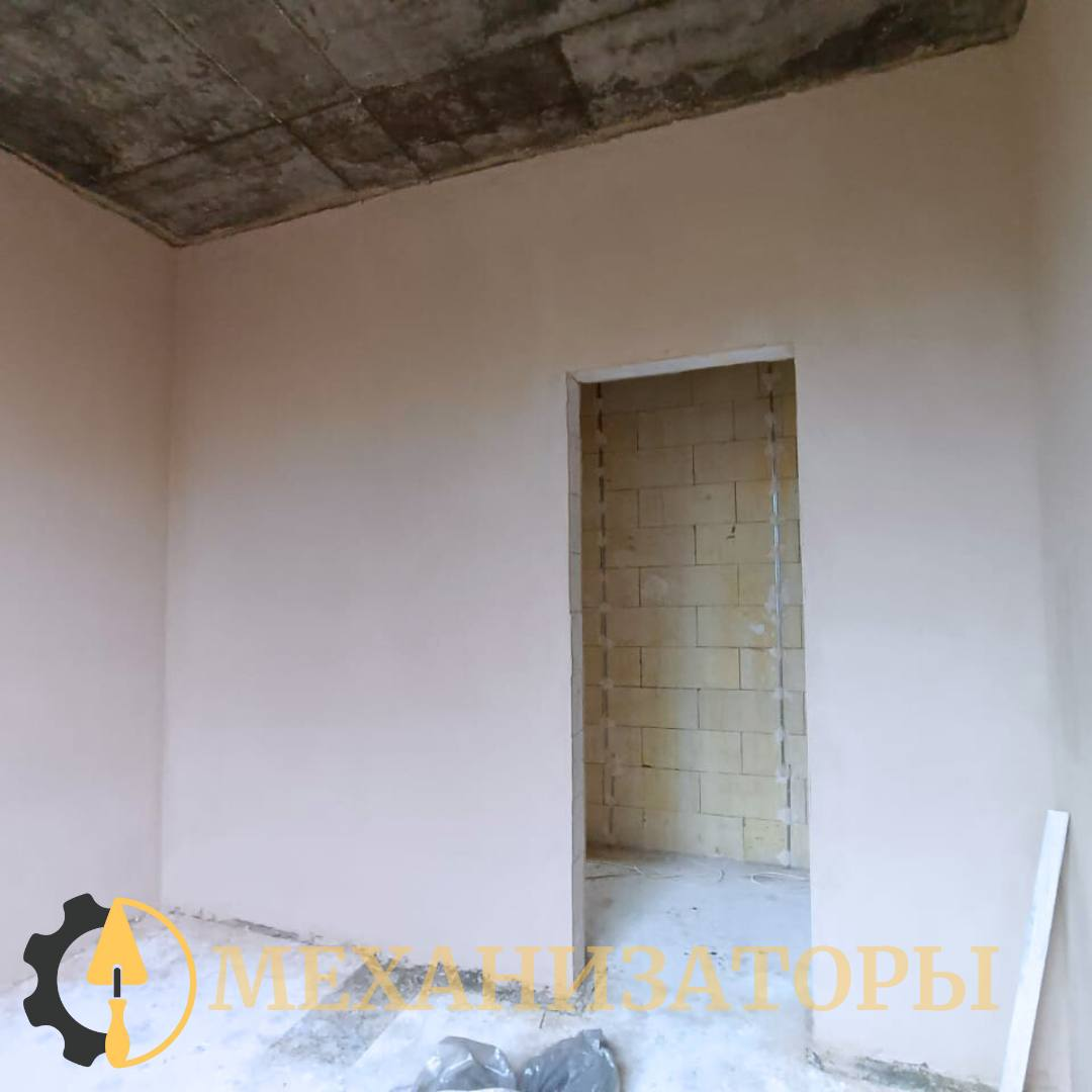 На фото: идеально ровные стены — работа нашей компании