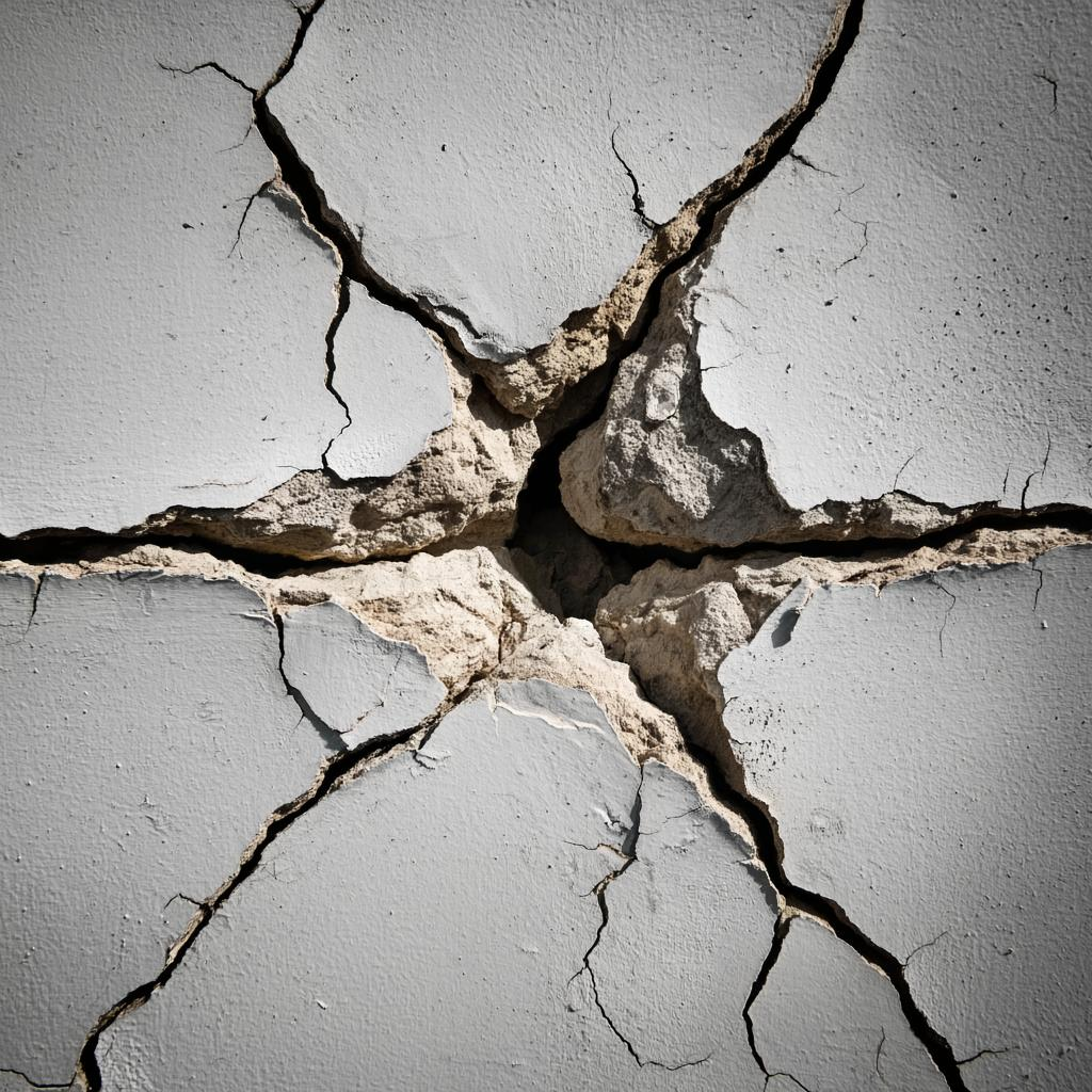 Трещина на штукатурке