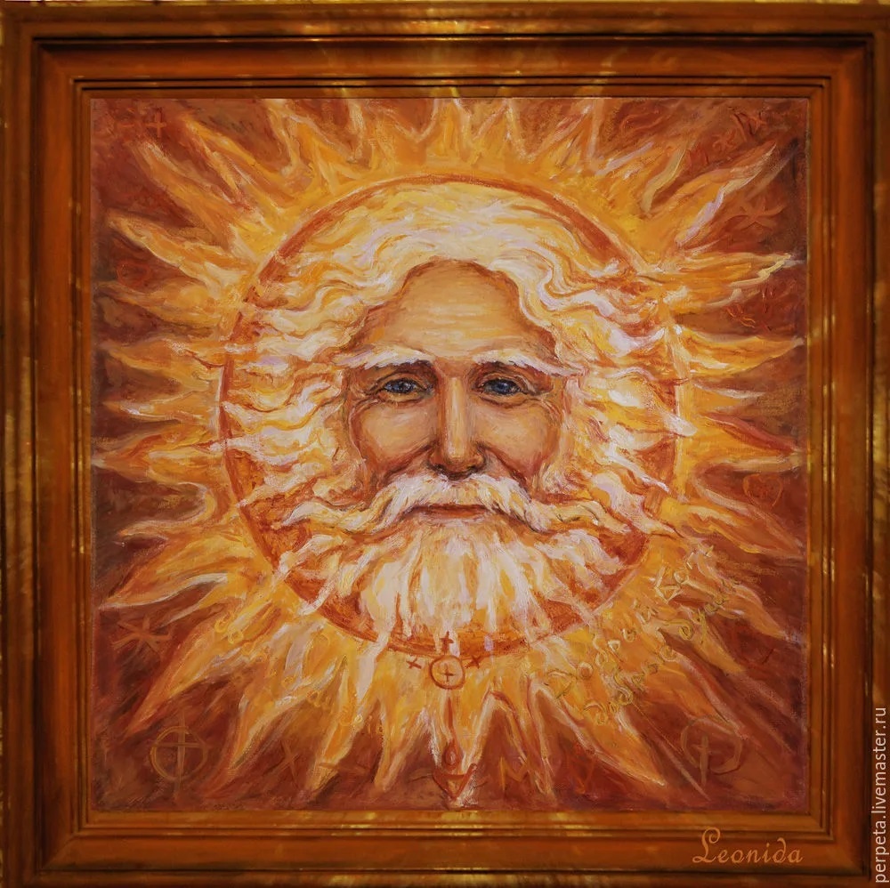 Картина "Ярило", с крестами внизу, картинка из Интернета