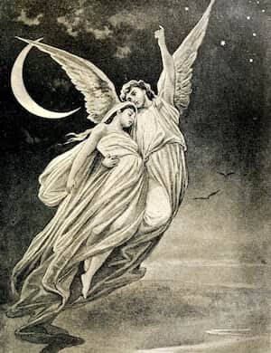 Ангел Господень возносит душу в Рай!