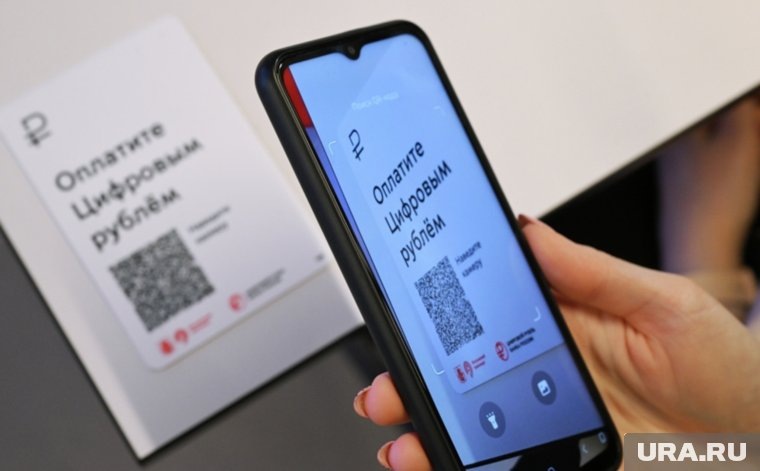 Предполагается, что QR-код позволит оплачивать покупки цифровым рублем
Фото: Максим Блинов / РИА Новости
