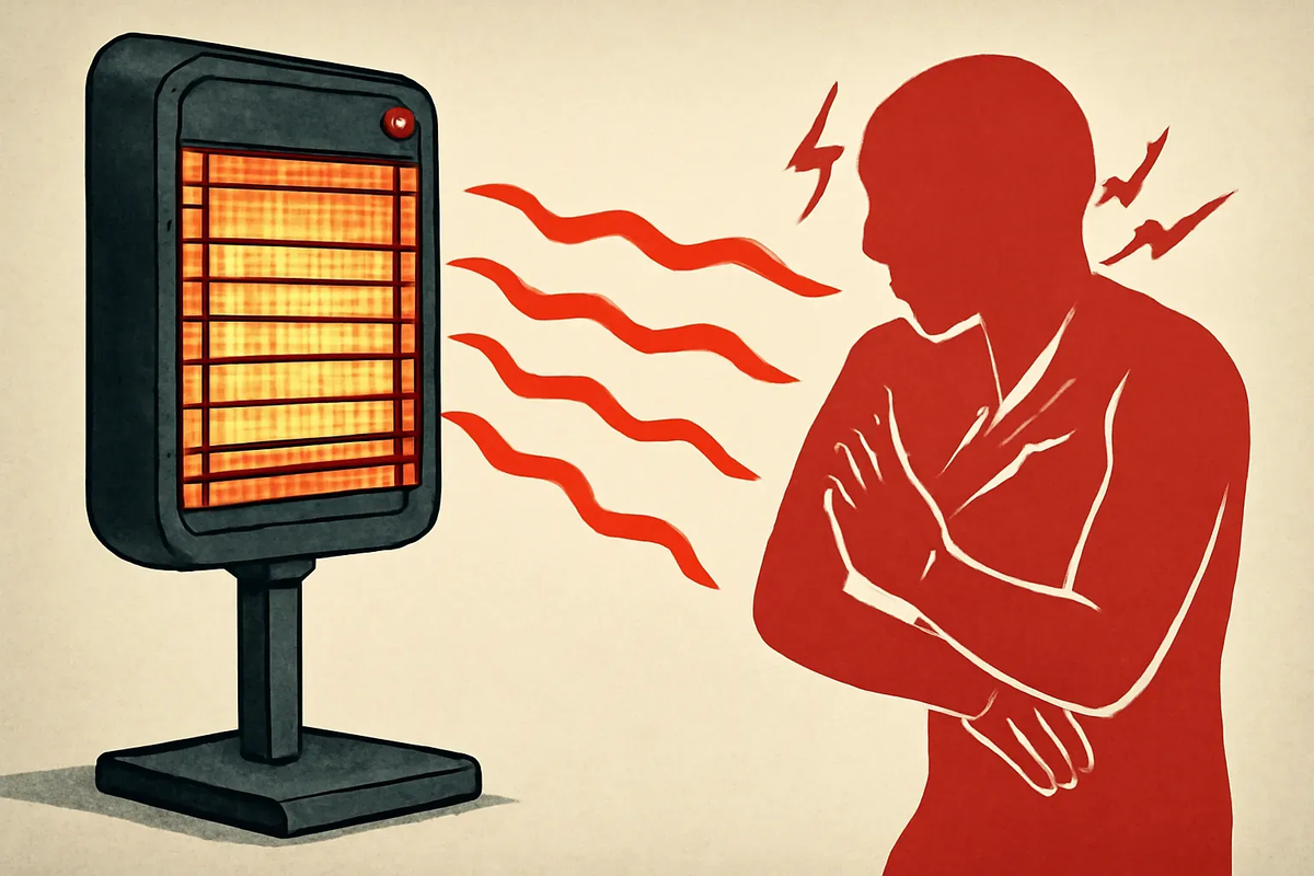 Миф №1: Вредное излучение инфракрасного обогревателя